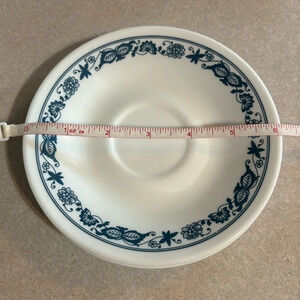 CORELLE by Corning: OLD TOWN BLUE ONION - 4 SAUCERS